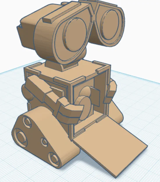 Mô hình robot W.A.L.L-E in 3D - Đồ chơi trang trí cực chất - Image 1