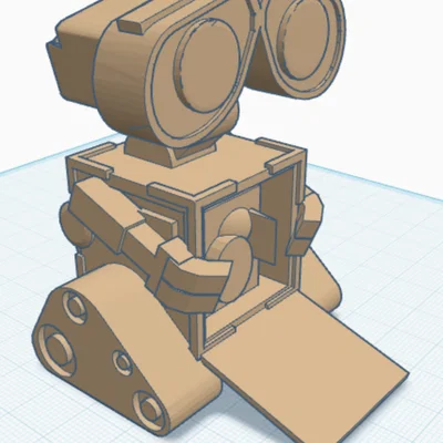 Mô hình robot W.A.L.L-E in 3D - Đồ chơi trang trí cực chất