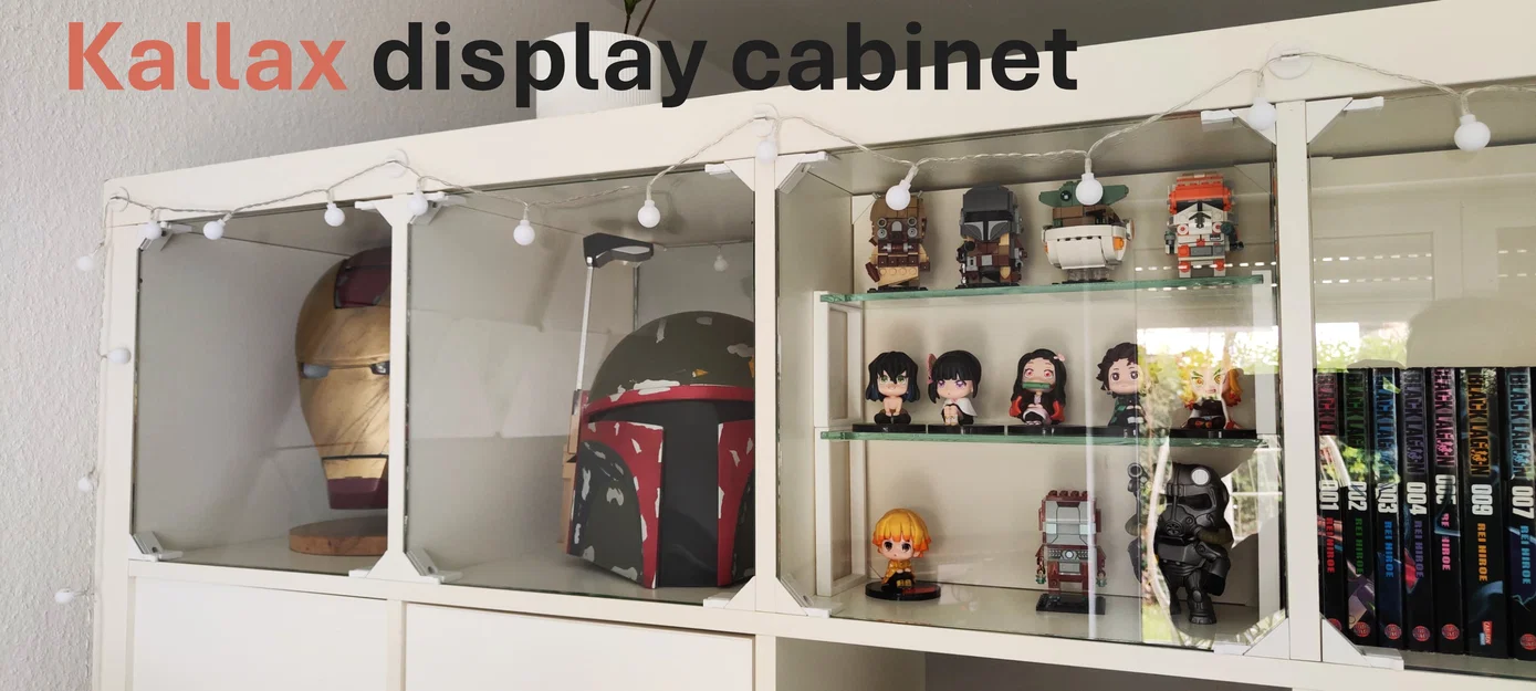 Kallax display, Vitrine, showcase - Biến kệ Kallax thành tủ kính sang trọng - Image 1