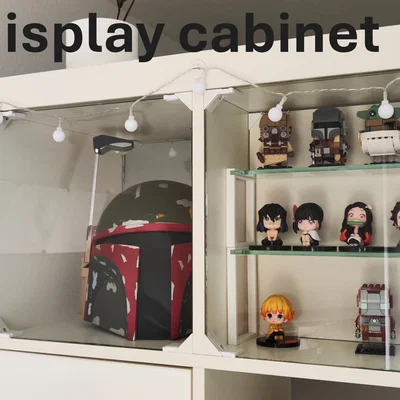 Kallax display, Vitrine, showcase - Biến kệ Kallax thành tủ kính sang trọng