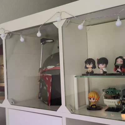 Kallax display, Vitrine, showcase - Biến kệ Kallax thành tủ kính sang trọng