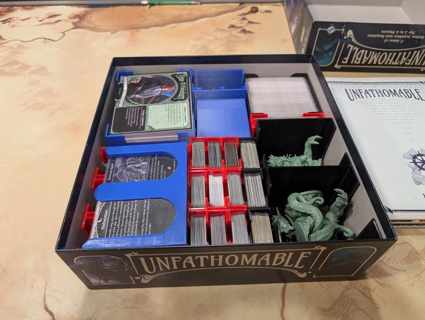 Bộ khay nhựa tổ chức Board Game Unfathomable (Hỗ trợ mở rộng & Meeple) - Image 1