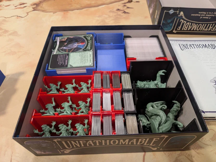 Bộ khay nhựa tổ chức Board Game Unfathomable (Hỗ trợ mở rộng & Meeple) - Image 2