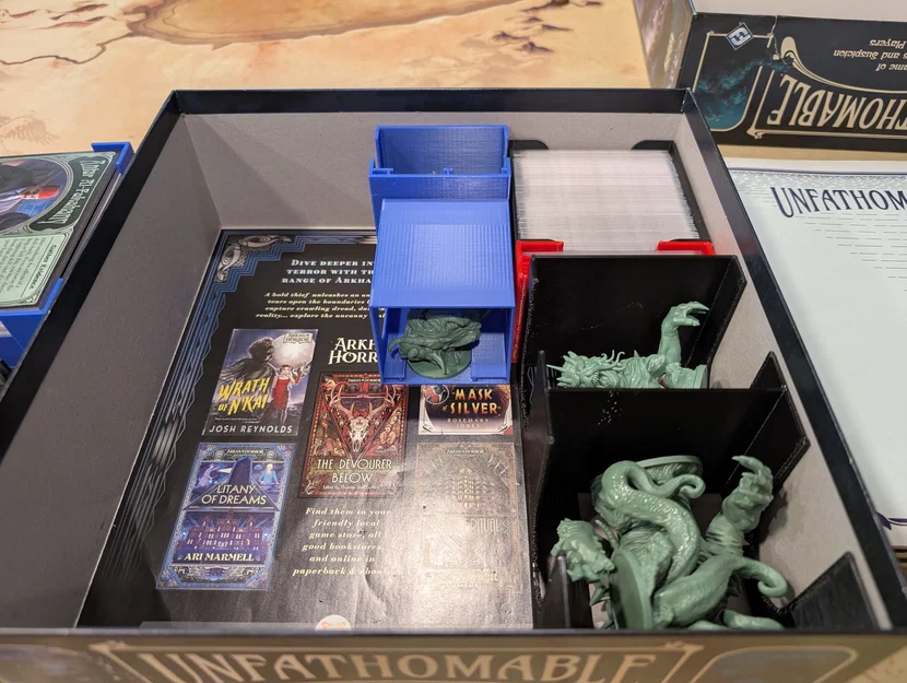 Bộ khay nhựa tổ chức Board Game Unfathomable (Hỗ trợ mở rộng & Meeple) - Image 3