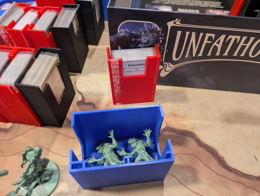 Bộ khay nhựa tổ chức Board Game Unfathomable (Hỗ trợ mở rộng & Meeple) - Image 11