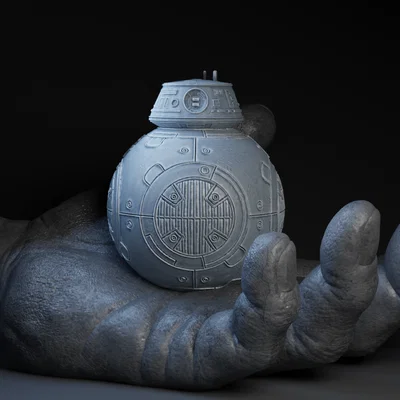 Mô hình 3D Droid BB-9E Star Wars - File in 3D chi tiết cao