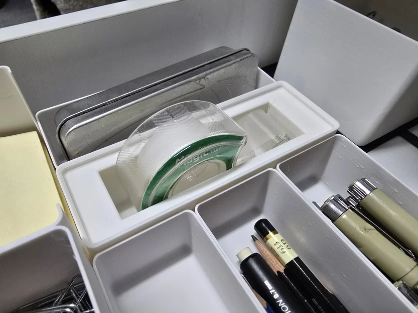 Khay Đựng Băng Keo 3M Cho Hệ Thống Gridfinity - Gọn Gàng Bàn Làm Việc - Image 1