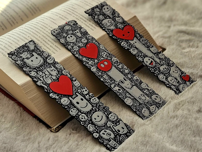 Love Doodles - Bộ Đánh Dấu Trang Đáng Yêu - Image 1