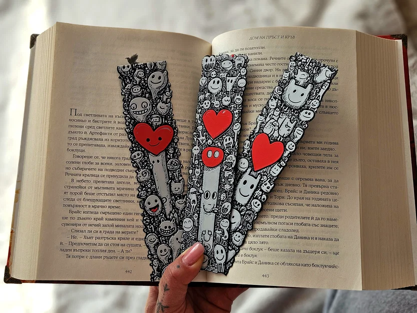 Love Doodles - Bộ Đánh Dấu Trang Đáng Yêu - Image 9