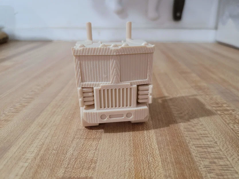 Mô hình xe tải biến hình Robot (Print in Place) - Image 5