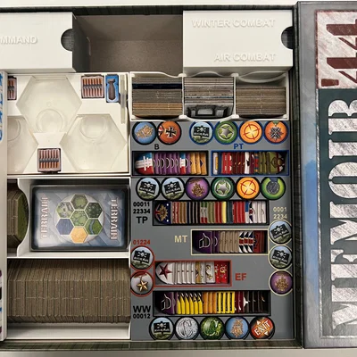 Bộ khay nhựa in 3D mô-đun cho Memoir 44