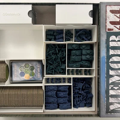 Bộ khay nhựa in 3D mô-đun cho Memoir 44