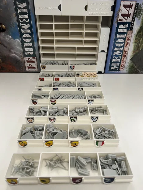 Bộ khay nhựa in 3D mô-đun cho Memoir 44 - Image 9