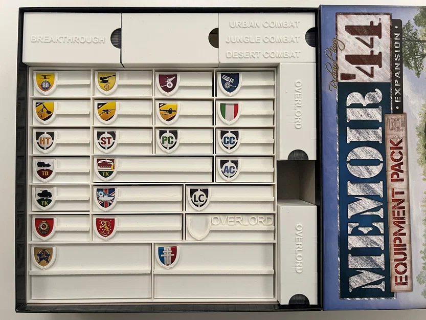 Bộ khay nhựa in 3D mô-đun cho Memoir 44 - Image 10