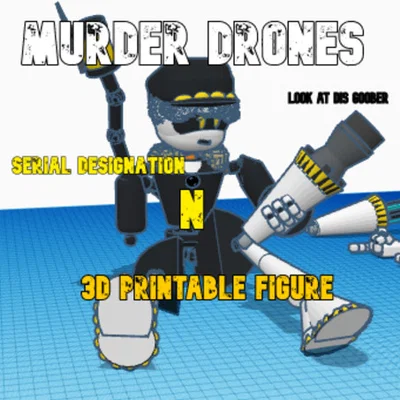 Mô hình 3D Serial Designation N từ Murder Drones cho fan cứng
