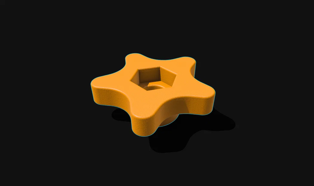 Núm vặn tay nắm cho bu-lông 1/4 inch hoặc M6 cực tiện dụng - Image 1