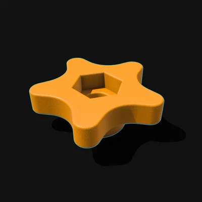 Núm vặn tay nắm cho bu-lông 1/4 inch hoặc M6 cực tiện dụng