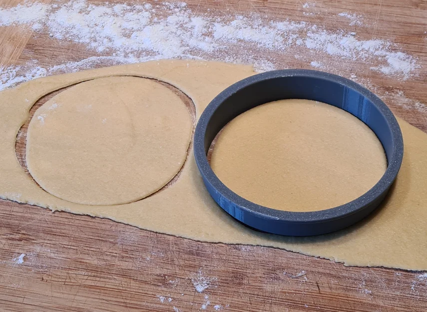 Khuôn cắt bột 10 cm (Pasta Pierogi Cutter) - Dụng cụ nhà bếp 3D - Image 2