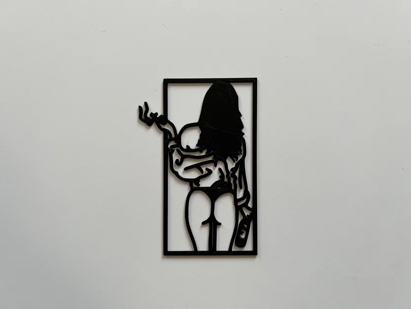 Tranh treo tường silhouette Woman Wall Art #14 nghệ thuật - Image 1