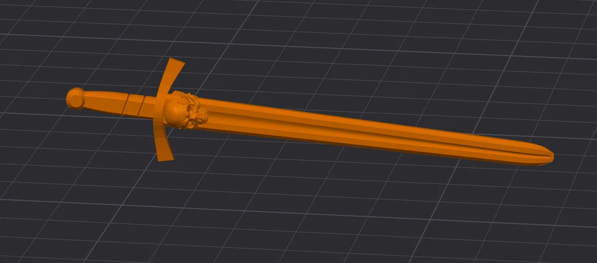 Kiếm đầu lâu hai mặt cực ngầu cho mô hình Dummy 13 - Image 1