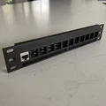 Patch Panel 10 inch 12 cổng hỗ trợ ghi nhãn - Phụ kiện mạng in 3D - Thumbnail 1