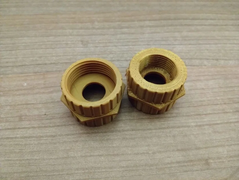 Đầu chuyển đổi ren ống nước 1 inch sang 3/4 inch in 3D tiện lợi - Image 2
