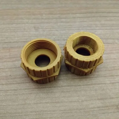 Đầu chuyển đổi ren ống nước 1 inch sang 3/4 inch in 3D tiện lợi