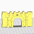 Mô hình tường thành cổng vòm 3D cho Wargaming và Dungeons & Dragons - Thumbnail 2