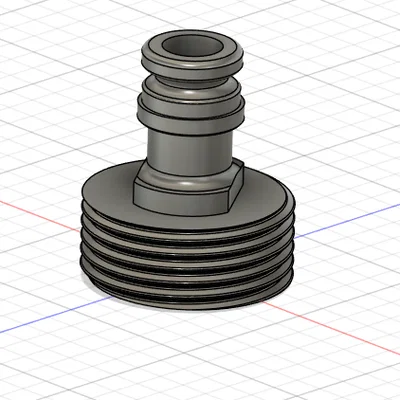 Đầu chuyển đổi ống nước vườn 1 inch sang khớp nối nhanh 3/4 inch