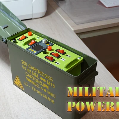 Military Powerbank - Sạc dự phòng quân sự tự chế