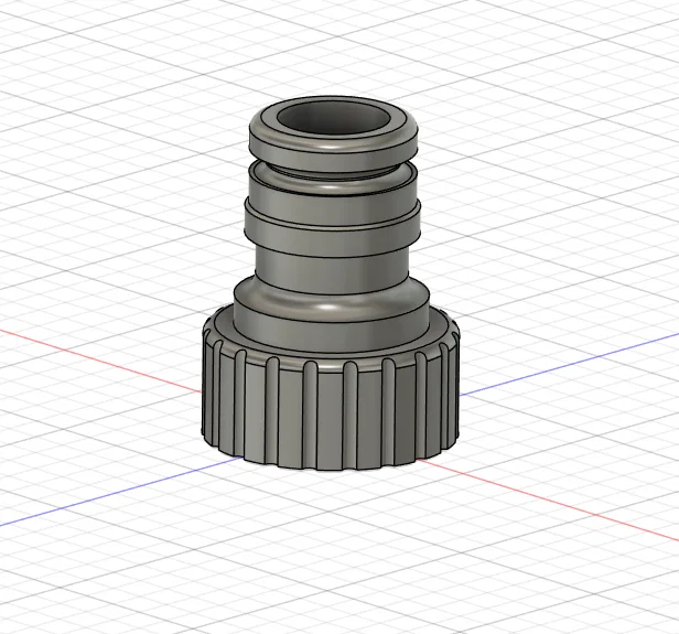 Đầu nối ống nước làm vườn 1 inch sang ren 3/4 inch - Image 1