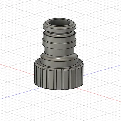 Đầu nối ống nước làm vườn 1 inch sang ren 3/4 inch