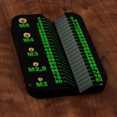 Thước đo ốc vít - Hệ mét