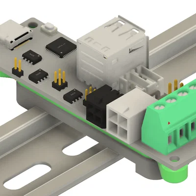 Giá đỡ BTT U2C cho thanh DIN Rail