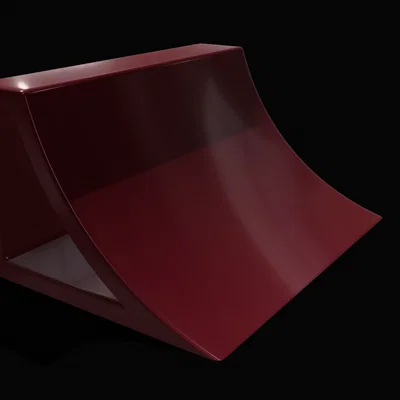 Mô hình đường dốc Monster Jam Ramp cho xe đồ chơi 3D