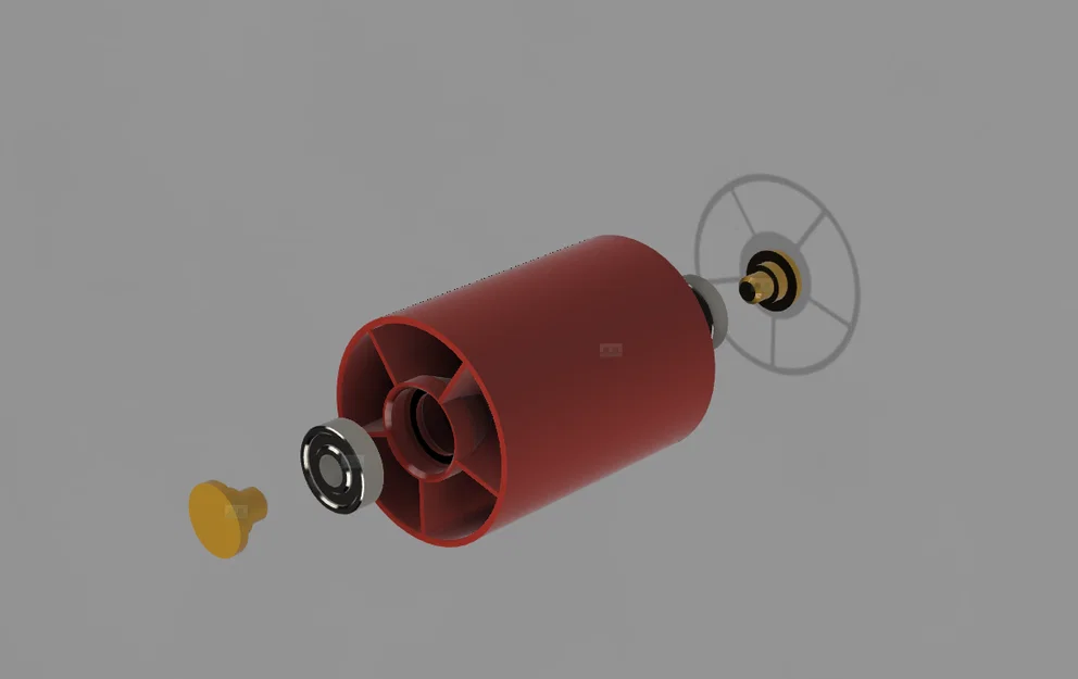 Giá đỡ cuộn nhựa trung tâm cho Creality Space Pi - Image 1