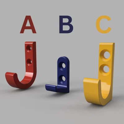 Bộ Móc Treo Tường 3D (Wall Hook) Đa Năng Tiện Lợi