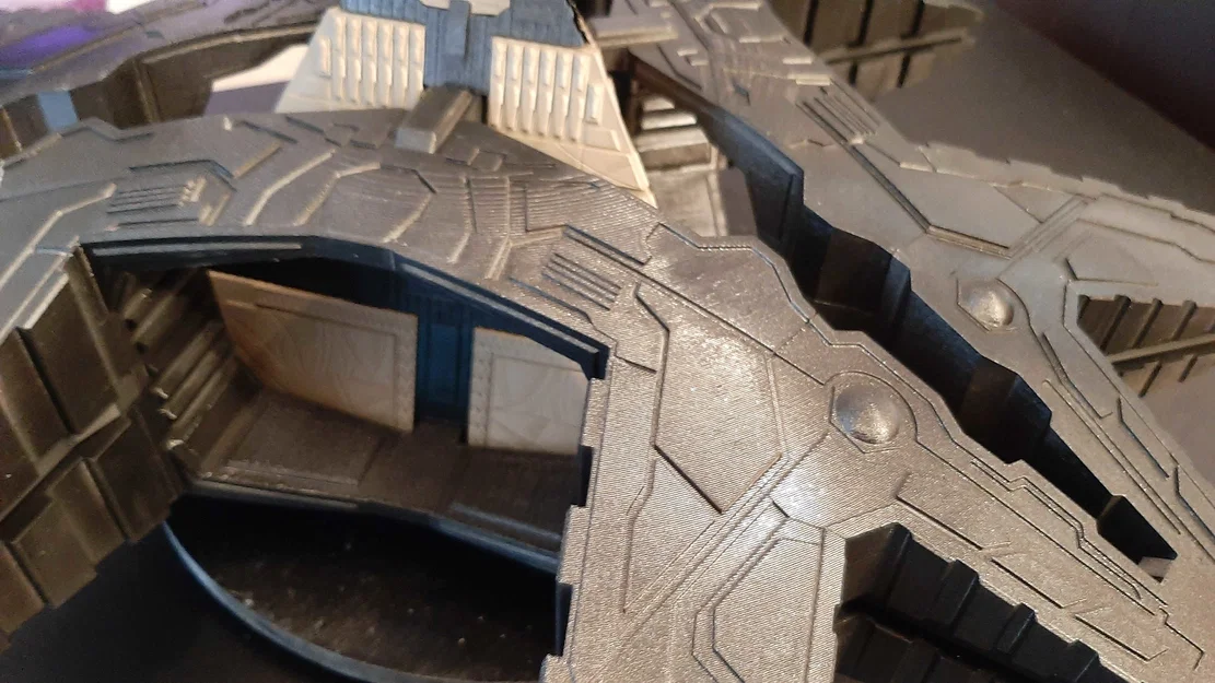 Mô hình tàu chiến Hatak Class Pyramid Ship MKII - Image 8