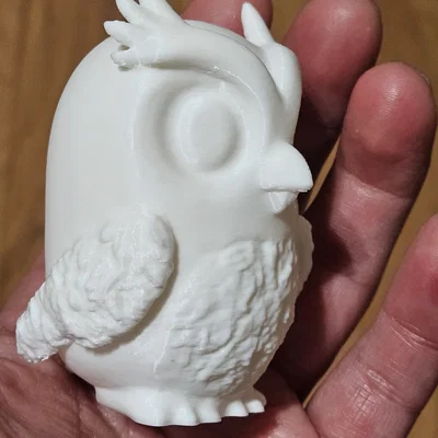 Mẫu in 3D tượng cú mèo (Owl) trang trí bàn học và kệ sách cực xinh