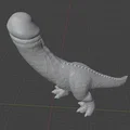 Mô hình trang trí Dildosurus độc đáo dành cho máy in 3D - Thumbnail 1