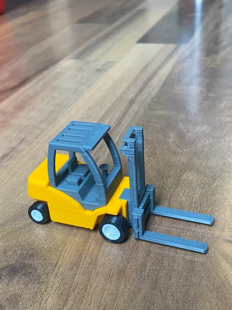 Mô hình xe nâng hàng 3D (Forklift) mini - Thiết kế chi tiết - Image 1