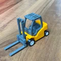 Mô hình xe nâng hàng 3D (Forklift) mini - Thiết kế chi tiết - Thumbnail 2