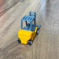 Mô hình xe nâng hàng 3D (Forklift) mini - Thiết kế chi tiết - Thumbnail 3