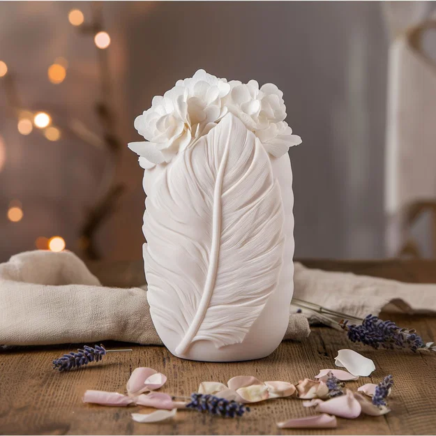 Bình hoa Feather Bloom Vase - Nơi vẻ đẹp tự nhiên gặp gỡ sự thanh lịch - Image 1