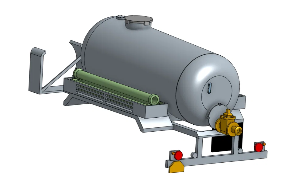 Mô hình xe tải bồn V3S cổ điển (3D Printed Model) - Image 4