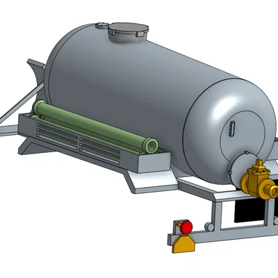 Mô hình xe tải bồn V3S cổ điển (3D Printed Model)