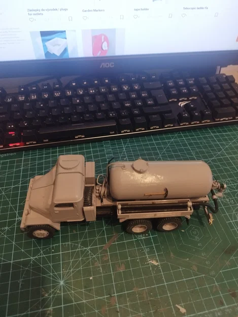 Mô hình xe tải bồn V3S cổ điển (3D Printed Model) - Image 14