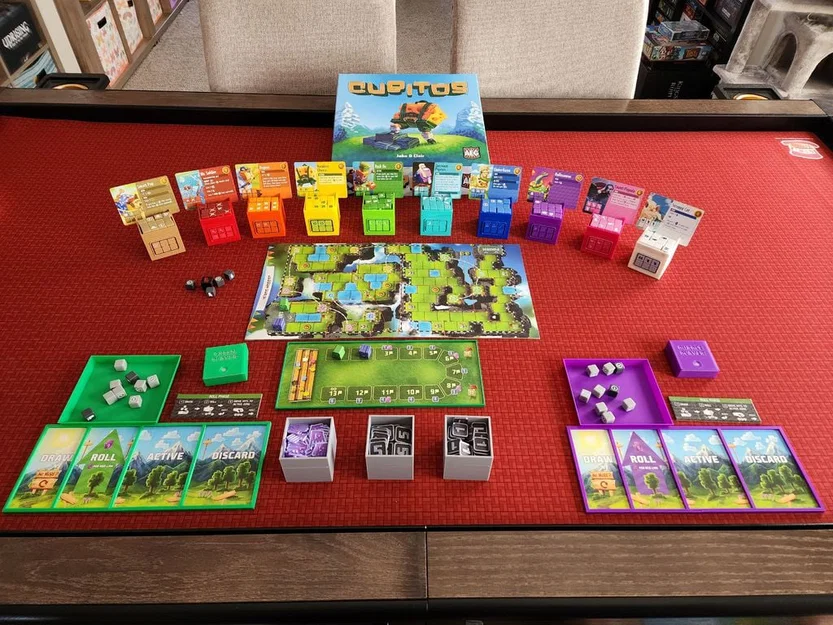 Bộ Organizer cho Board Game Cubitos + Bản mở rộng Fowl Play - Image 1