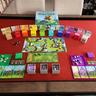 Bộ Organizer cho Board Game Cubitos + Bản mở rộng Fowl Play