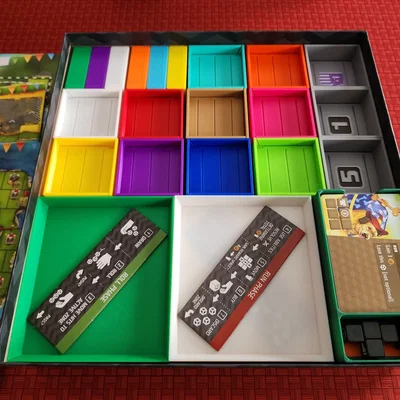 Bộ Organizer cho Board Game Cubitos + Bản mở rộng Fowl Play
